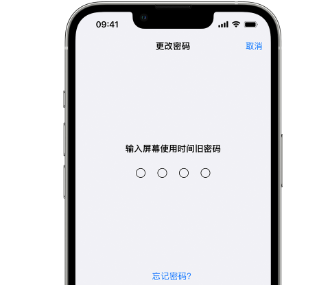 仁和iPhone屏幕维修分享iPhone屏幕使用时间密码忘记了怎么办 