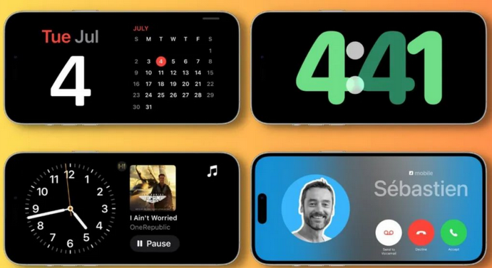 仁和苹果手机维修分享iOS17横屏充电待机显示有什么好处 