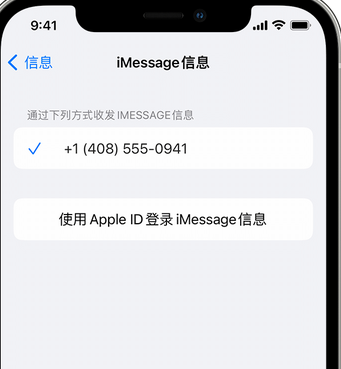 仁和apple维修iPhone上无法正常发送iMessage信息