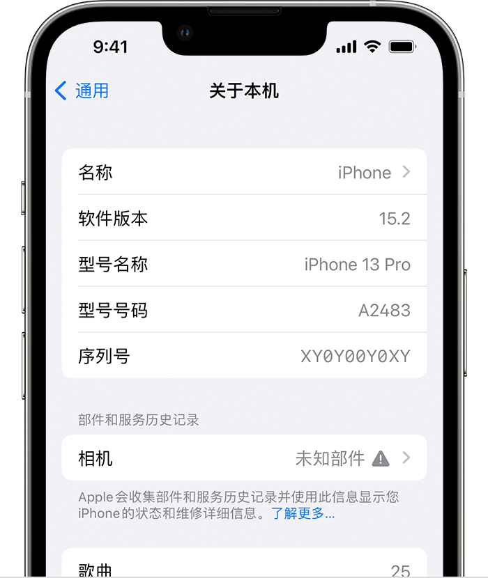 仁和苹果维修分享iPhone 出现提示相机“未知部件”是什么原因？ 